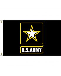 Army Star Logo Flag