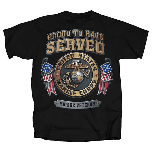 USMC Proudly Served Shirt