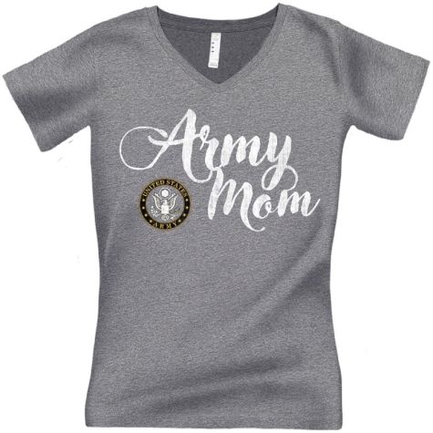 Army Ladies V Neck