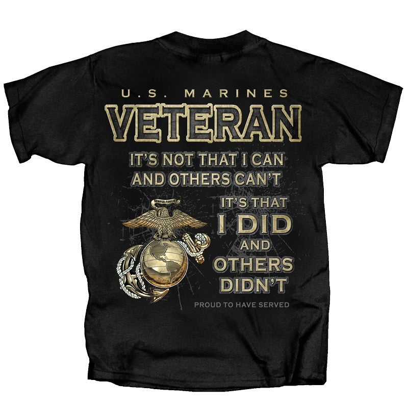USMC I Did It MD Shirt