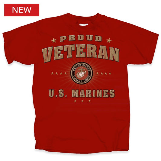 USMC Veteran Burst Lg Shirt