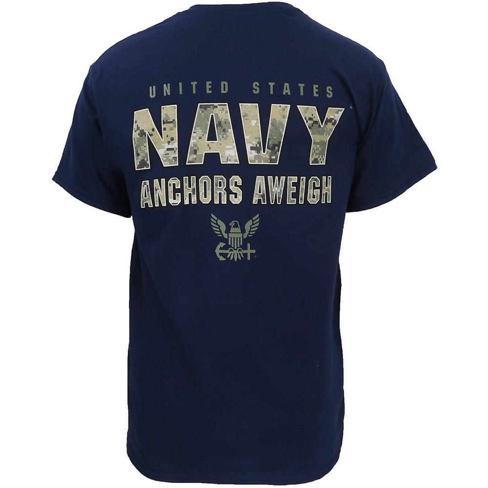 Navy CAMO Logo S Shirt