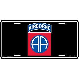 82nd Airborne License Plate