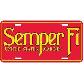 USMC Semper Fi License Plate