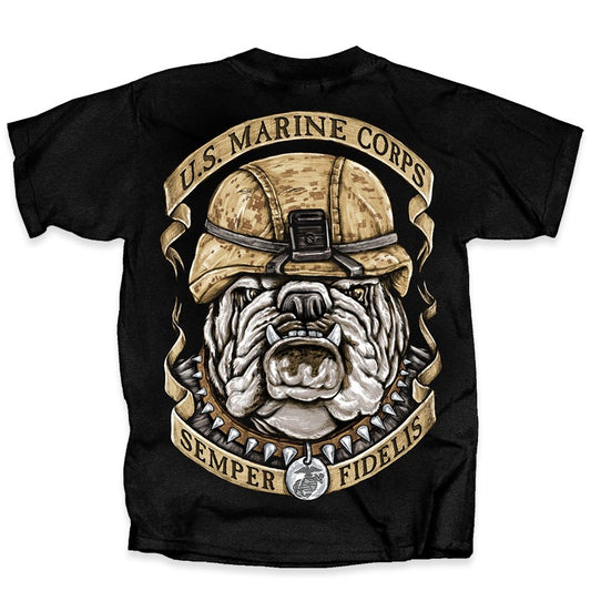 USMC Bulldog w/ Helmet 3XL Shirt