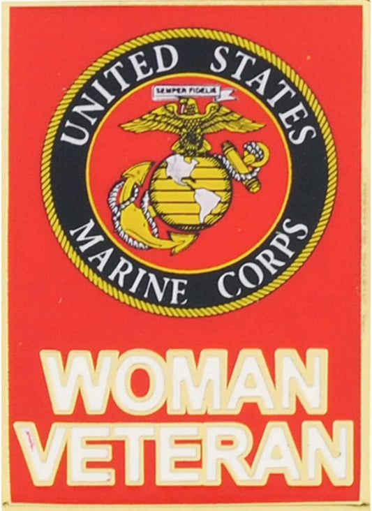 U.S.M.C. Woman Veteran Pin