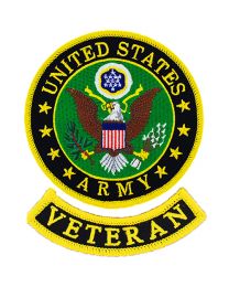 Army Symbol Veteran (2 Pcs) Patch
