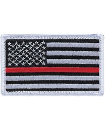 Fire Red Line Velcro Patch