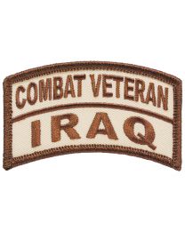 Combat Veteran Iraq Patch