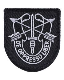 Spec Forces De Oppr (Slv/Blk) Patch