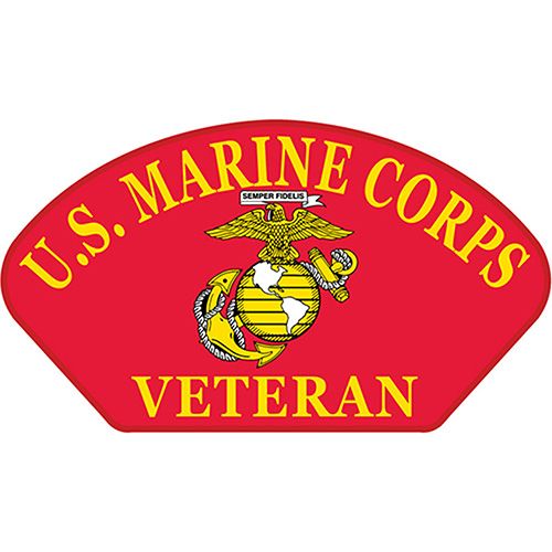 USMC Hat Veteran RD Patch