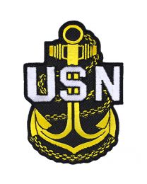USN Logo CPO Patch