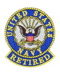 USN Logo Retired Patch