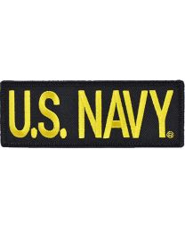USN Tab US Navy (GLD/BLK) Patch