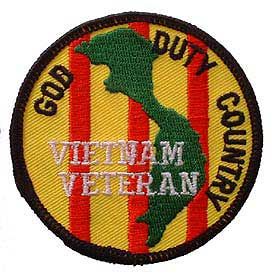 Vietnam God/Duty/CT Patch