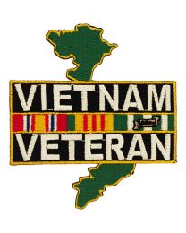 Vietnam Veteran Svc Ribbons Patch