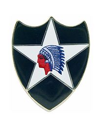 Army 2nd Division Pin