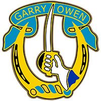 Army 007th Cav. Garry Owen Pin