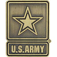 Army Logo (Antique Gold) Pin