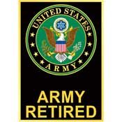 Army Symbol Retired Pin