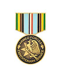Medal Armed Forces Expeditionary Service Pin