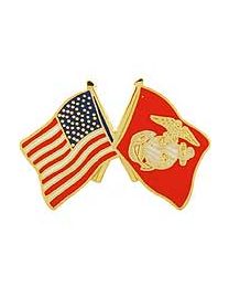USMC Flag US Pin