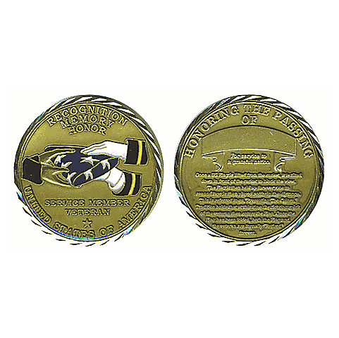 USMC Presentation Of Flag Coin