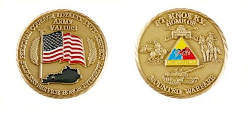 Fort Knox Mounted Warfare Coin Coin