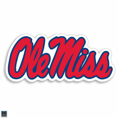 Mississippi Ole Miss Script Stacked 3 Inch Decal