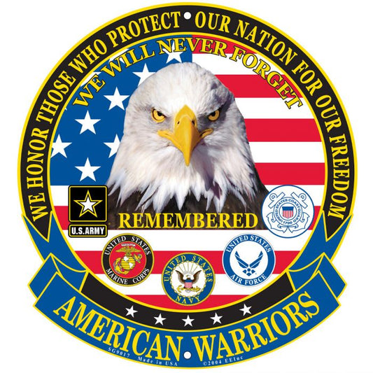 American Warrior Sign