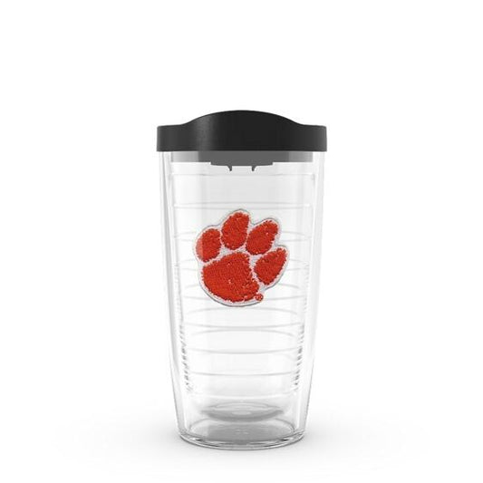 Clemson Tigers - Paw Emblem With Travel Lid