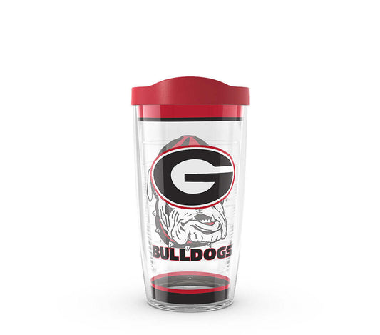 University of Georgia Bulldogs Wrap With Travel Lid Tumbler - Tradition
